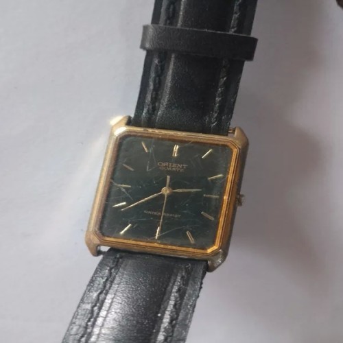 فروش ساعت اورینت ژاپن با بند چرمی و ضد آب