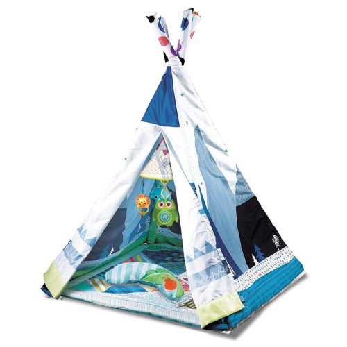 چادر بازی 2 در 1 کودک کیکابو آبی مدل Kikka Boo Teepee