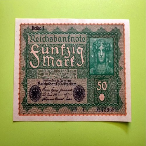 خرید 50 مارک 1919 آلمان سوپر بانکی با بهترین قیمت