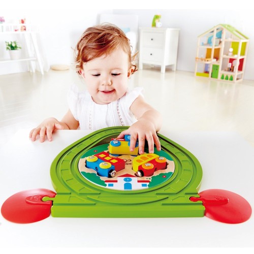 قطار پازلی چوبی TRAIN TRACK PUZZLE hape 3819