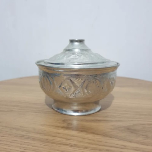 فروش قندان برنجی قدیمی با نقش نگار قلم