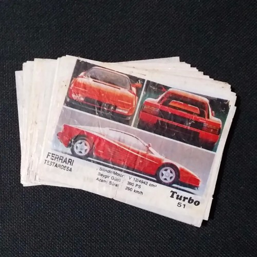 فروش سری کامل ماشین توربو کنت ( 51 الی 120 ) مشکی