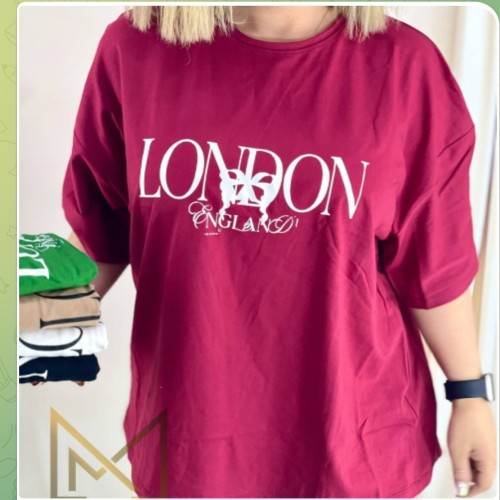 تیشرت باکسی پنبه برند ترک فری سایز سایز 36-50