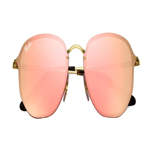 عینک آفتابی RayBan 3579N Blaze Hexagonal Pink Mirror