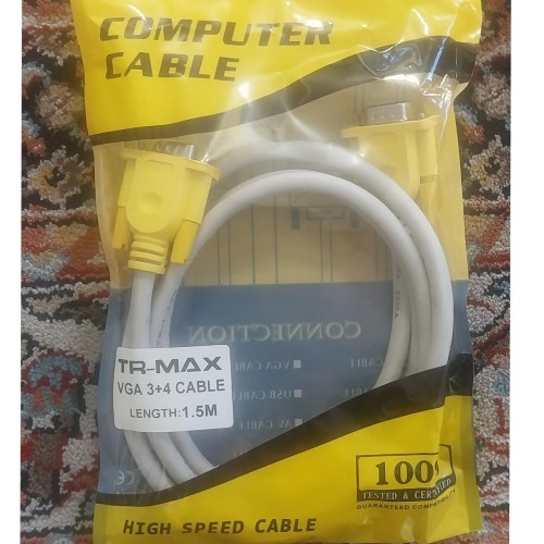 فروش کابل مانیتور 1 5 متری vga Tr max 34