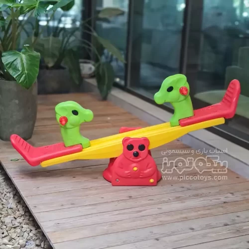الاکلنگ تعادلی زرافه سبز و قرمز - کد P/3988991/B