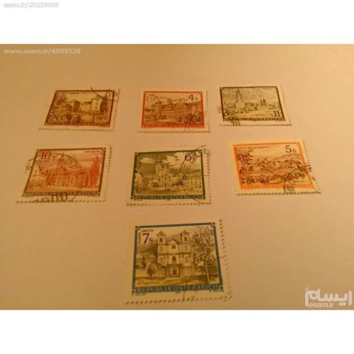 فروش 7 تمبر قدیمی اتریش با بهترین قیمت
