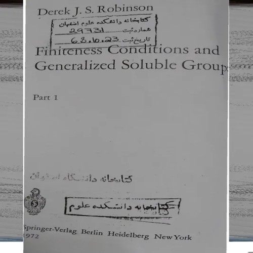 فروش Finitenes condition by Robinson