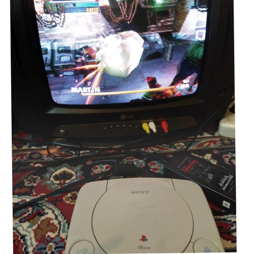 فروش پلی استیشن 1 اسلیم سالم همراه بازی و لوازم