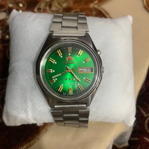 فروش ساعت اورینت سه ستاره مردانه با طراحی خاص و موتور اتوماتیک