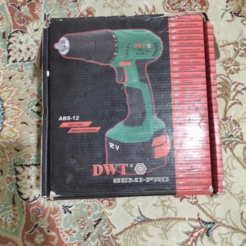 فروش دریل شارژی DWT با باتری و کارتن اصلی