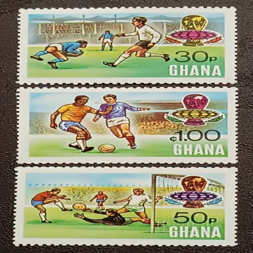 فروش 3 عدد تمبر فوتبال غنا مهر نخورده با بهترین قیمت