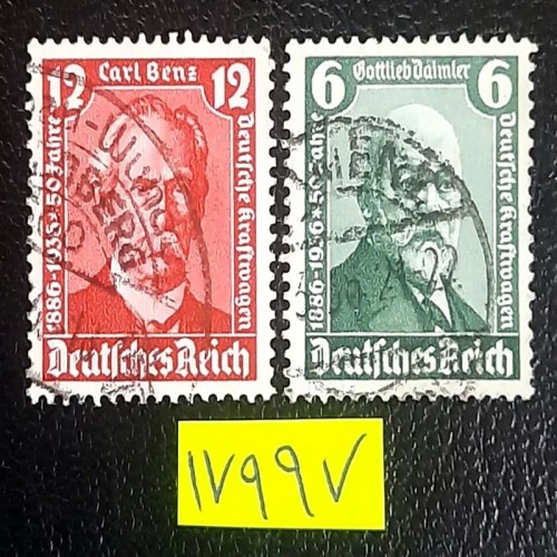 فروش سری تمبر کلاسیک رایش 1936 دایملر و بنز