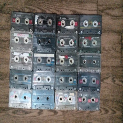 فروش 20 تا کاست با هم 400 تومان