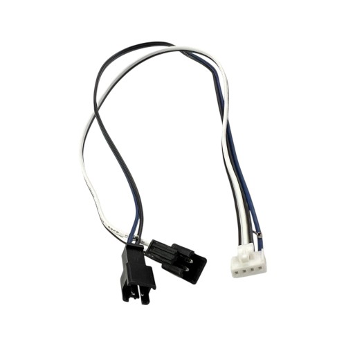 سیم دوبل با سوکت های مشکی SM نری، طول 35 سانتی متر