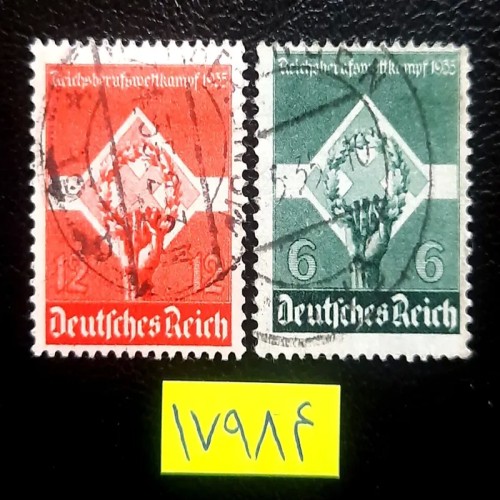 فروش سری کامل تمبر کلاسیک رایش 1935،مهر کمیاب