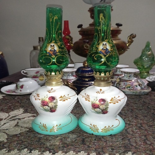 فروش جفت چراغ گردسوز برابر تصویر بهمراه حباب خاص