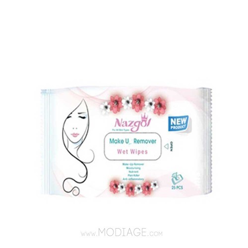 پد آرایش پاک کن نازگل ضد التهاب و مرطوب کننده