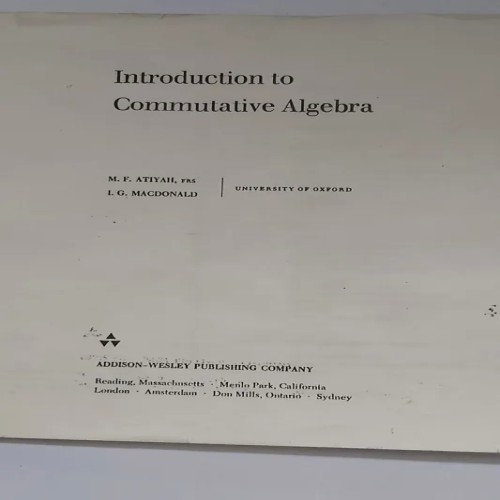 فروش Introduction to commutative algebra