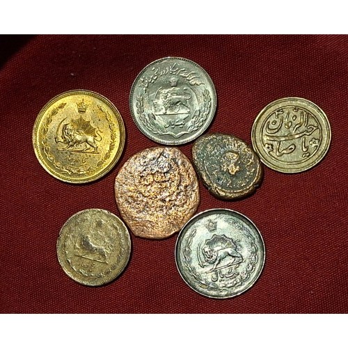 مجموعه سکه‌های قدیمی دوره پهلوی با قیمت مناسب