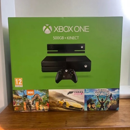 فروش Xbox One 500GB پلمپ آکبند با کینکت و گیم