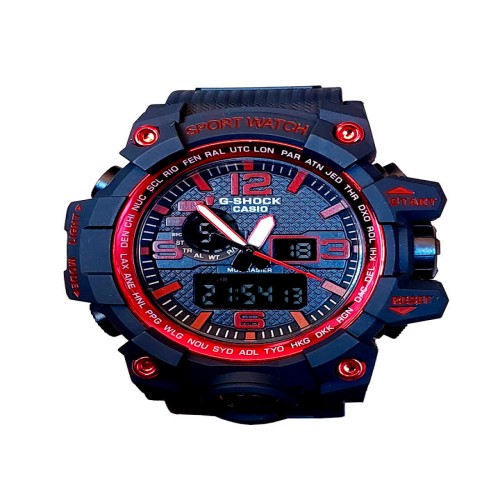 ساعت مچی مردانه مشکی قرمز G-SHOCK مدل 1219