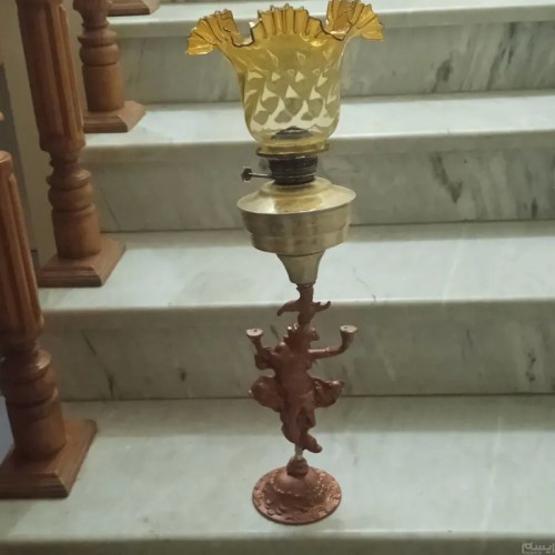 فروش لاله نفتی با مخزن فلزی برنج و حباب دستساز