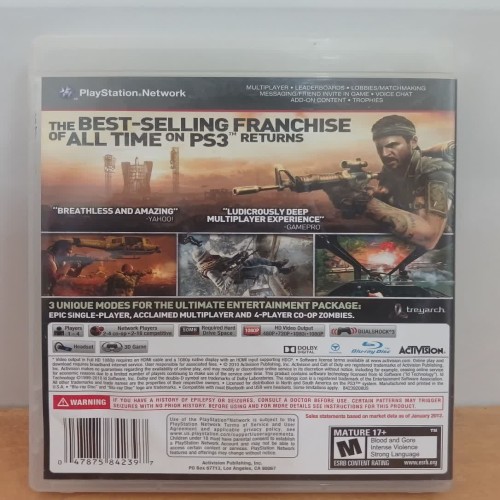 خرید کالاف دیوتی بلک اپس 1 پلی استیشن 3 وردسا - اصل و سالم