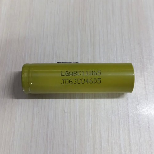 باتری لیتیومی 18650 الجی با ظرفیت 2000mAh و تست شده