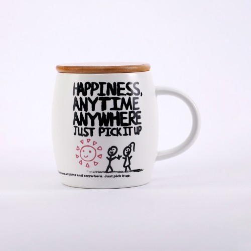 ماگ نوشته دار HAPPINESS مدیسوری | هدیه خاص و زیبا