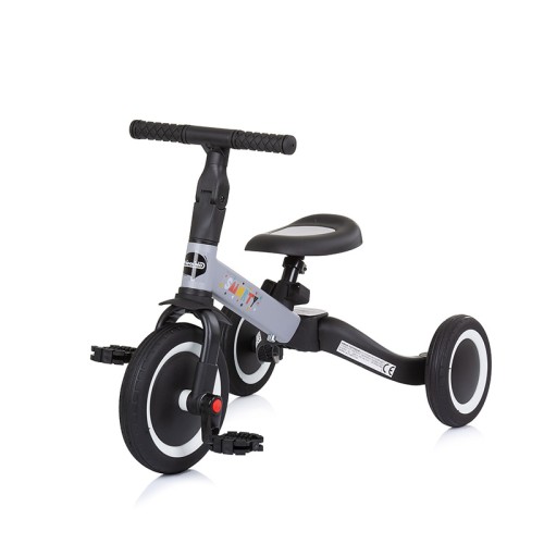 سه چرخه کودک چیپولینو 2 در 1 طوسی - مدل M2301GY