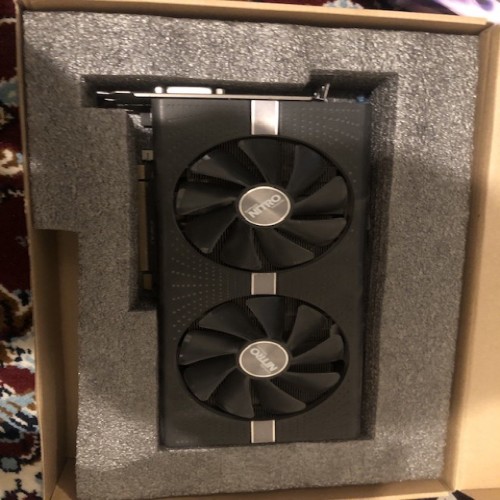 فروش کارت گرافیک سافایر RX580 8GB اصل و تمیز
