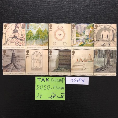 فروش سری تمبر قلعه ها و پادشاه ها چاپ انگلستان