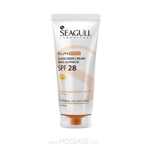 کرم ضدآفتاب SPF28 سی‌گل مرطوب کننده و محافظ پوست