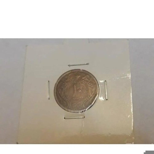 فروش 10 دینارنایاب مسی ارور چرخش رضاشاه