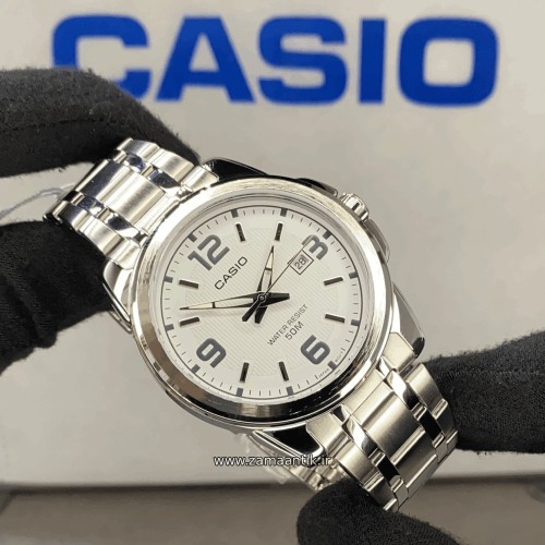 ساعت مچی مردانه کاسیو چرم مدل MTP 1314D