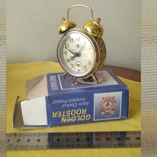 فروش ساعت کوکی ملیله روستر کامل فلزی با طرح زیبا