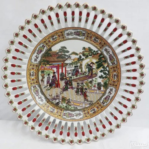 فروش دیس گل مرغی با حاشیه زیبا و خاص