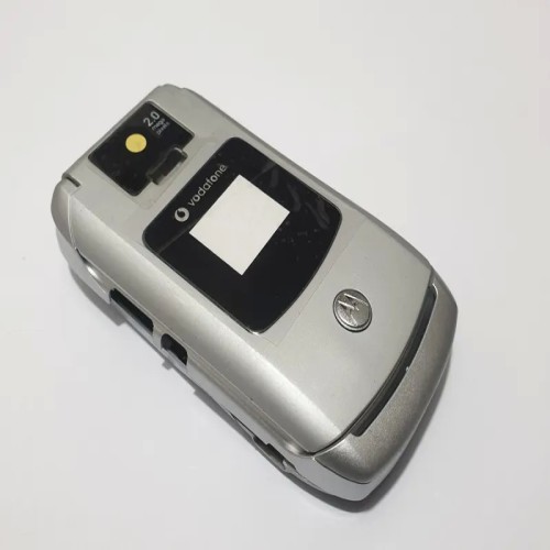 فروش قاب گوشی موتورولا V3x نقره ای با چسبندگی خاص