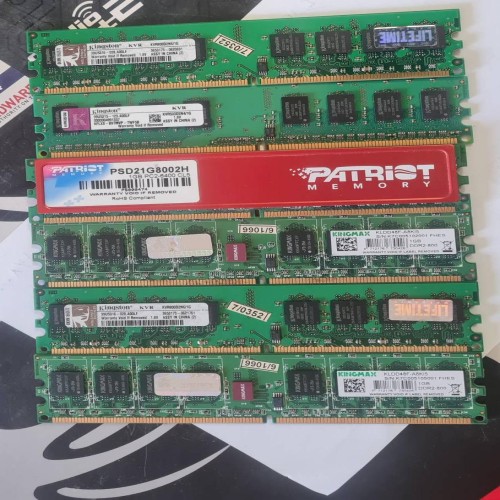 فروش RAM DDR2 1GB 800MHz | میکس برند سالم و تست شده
