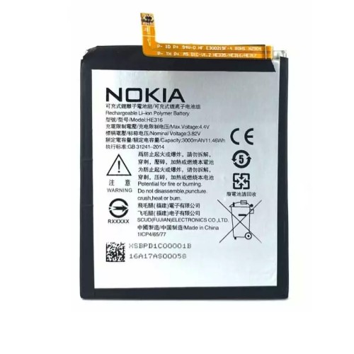 باتری گوشی نوکیا NOKIA 6 با عمر بلندمدت و کیفیت عالی