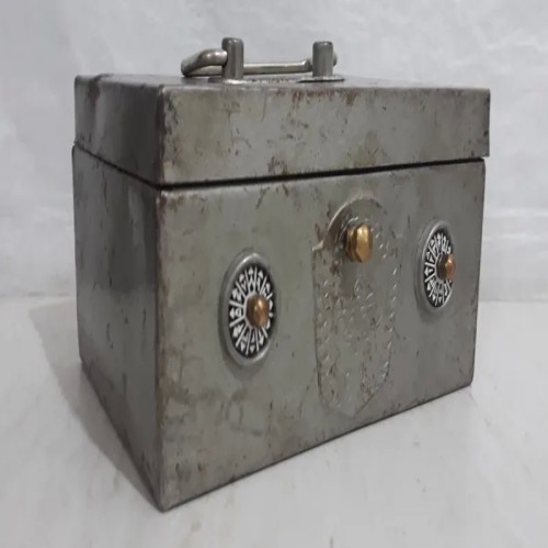 فروش قلک قدیمی فلزی ژاپنی با قفل و تنظیم