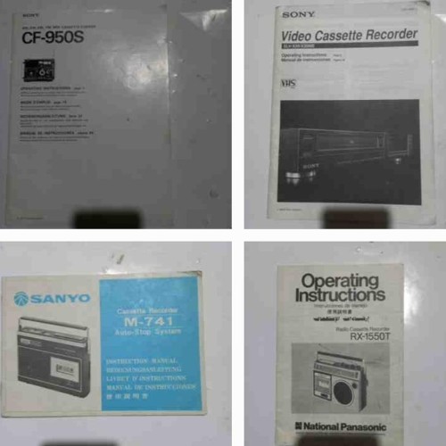 فروش مجموعه دفترچه راهنما لوازم صوتی و تصویری