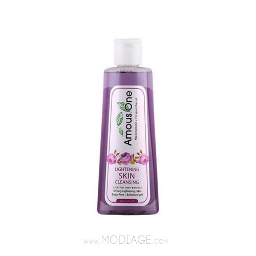 ژل شستشوی صورت روشن کننده آموس وان 200ML