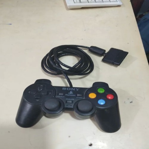 فروش دسته پلی استیشن 1 و 2 با کلیدهای رنگی و سیم ابریشمی