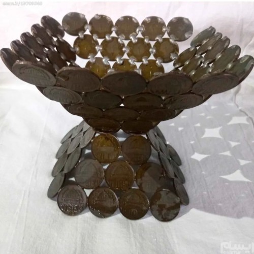 فروش ظروف آنتیک سکه ای دهه 60 سری2 با سکه‌های روز قدس