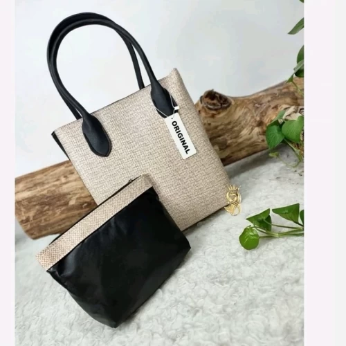 کیف زنانه بلند مدل الناز دستی دوقلو شیک