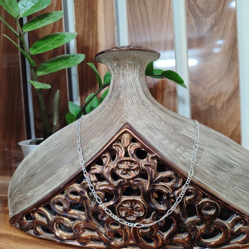 فروش زنجیر اسپرت ایتالیایی دستساز روکش طلا سفید