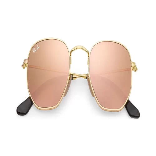 عینک آفتابی RayBan 3548N Hexagonal Flat Lenses Gold Copper