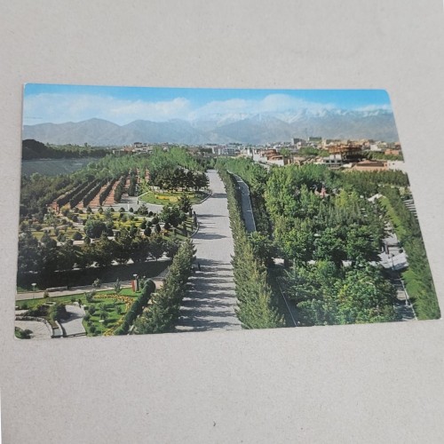 کارت پستال پارک ساعی تهران چاپ ایتالیا در حد نو